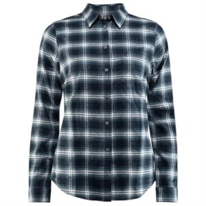 Fjällräven Ãvik Flannel Shirt Womens, Dark Navy